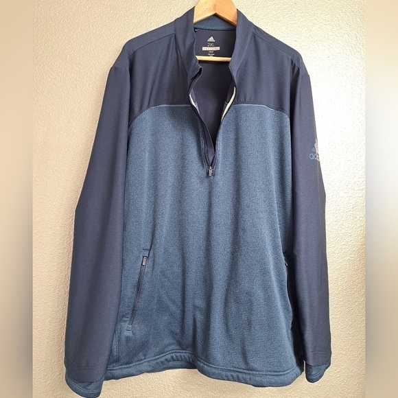 Adidas Golf  Mixed Media 1/2 Zip Pullover   Size 2 XL - Picture 2 of 4